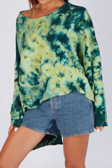 Estudio Viva Catarina Tie Dye Sweater (Green Dye)