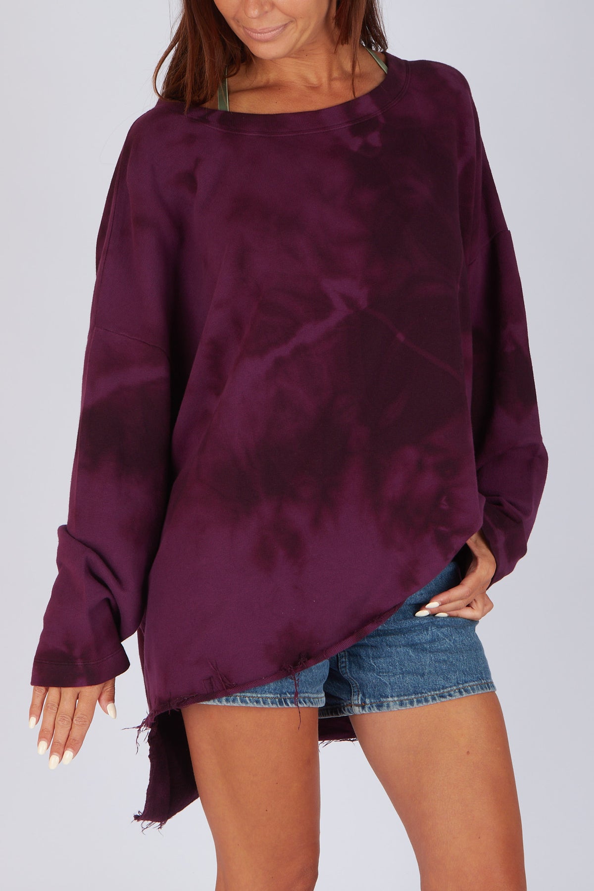 Estudio Viva Catarina Tie Dye Sweater (Berry Tie Dye)