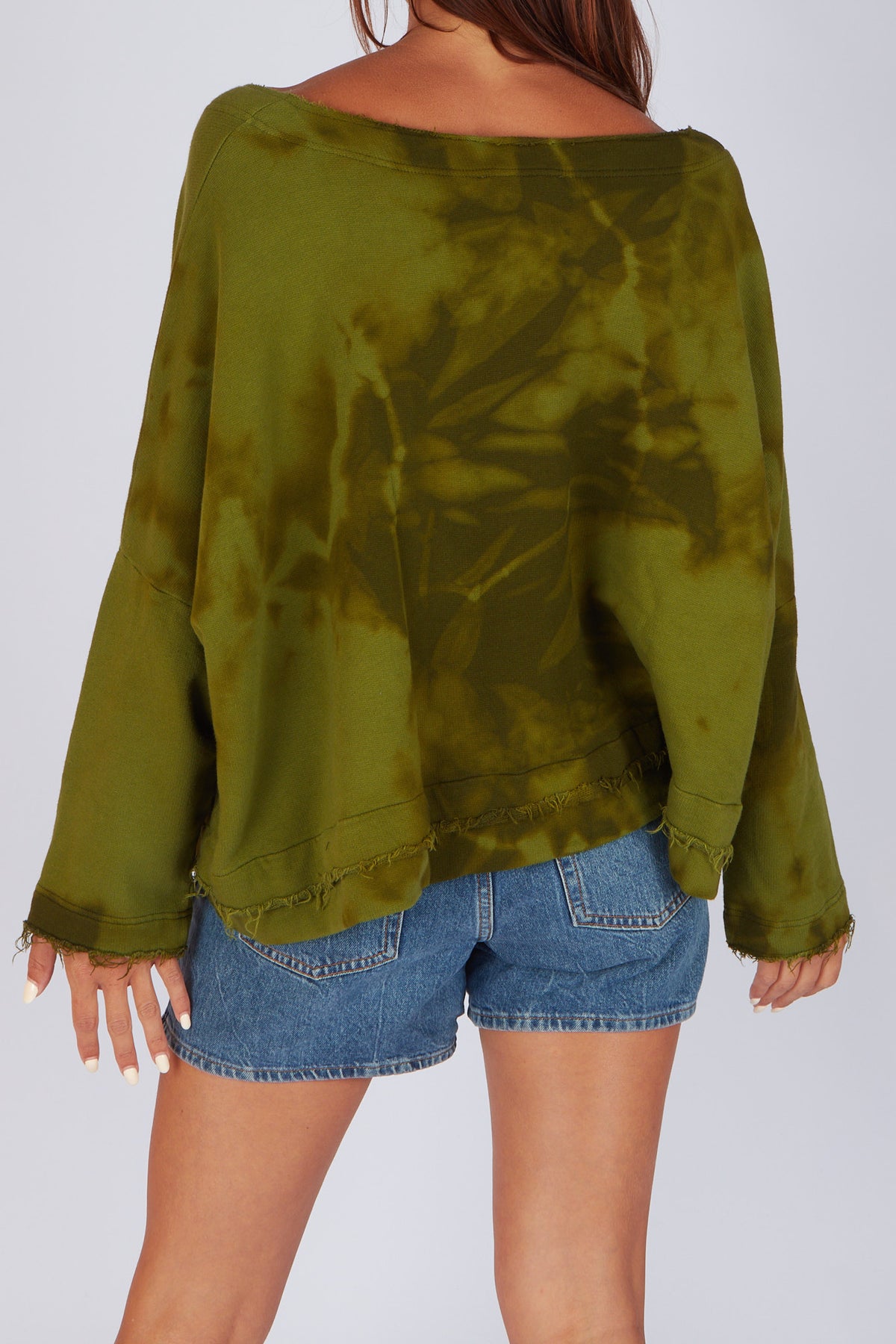Estudio Viva Sofia Tie Dye Sweatshirt (Khaki Tie Dye)