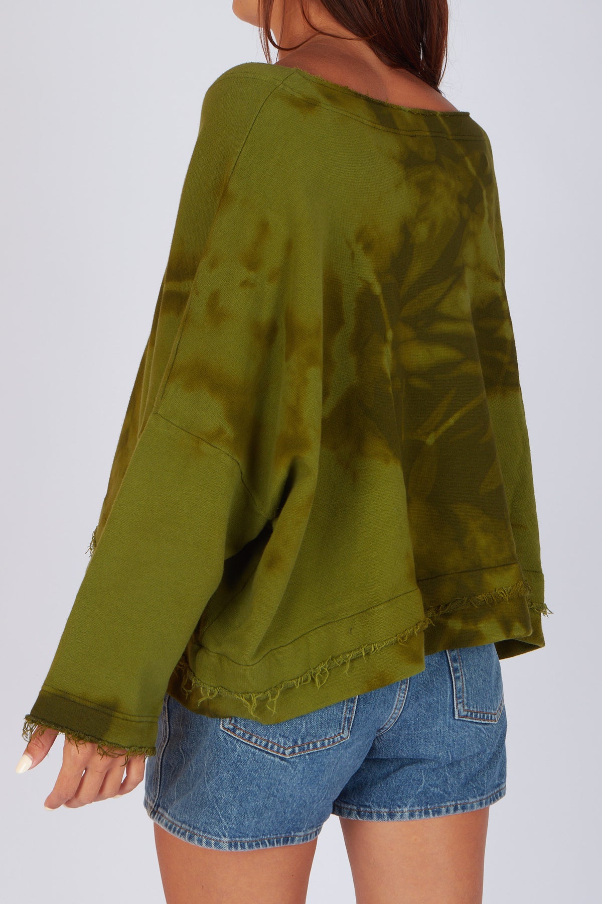 Estudio Viva Sofia Tie Dye Sweatshirt (Khaki Tie Dye)