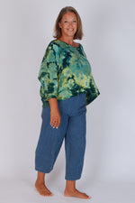 Estudio Viva Sofia Tie Dye Sweatshirt (Green Tie Dye)