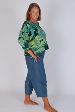 Estudio Viva Sofia Tie Dye Sweatshirt (Green Tie Dye)