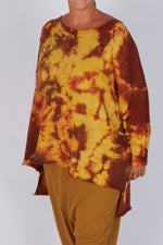 Estudio Viva Catarina Tie Dye Sweater (Orange Dye)