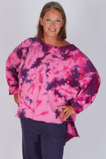 Estudio Viva Catarina Tie Dye Sweater (Pink Tie Dye)