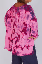 Estudio Viva Catarina Tie Dye Sweater (Pink Tie Dye)