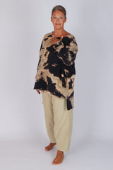 Estudio Viva Catarina Tie Dye Sweater (Black Tie Dye)