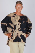 Estudio Viva Catarina Tie Dye Sweater (Black Tie Dye)