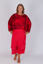 Estudio Viva Sofia Tie Dye Sweatshirt (Red Tie Dye)