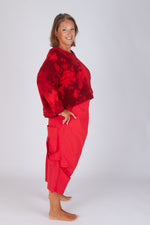 Estudio Viva Sofia Tie Dye Sweatshirt (Red Tie Dye)
