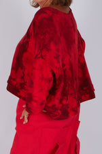 Estudio Viva Sofia Tie Dye Sweatshirt (Red Tie Dye)