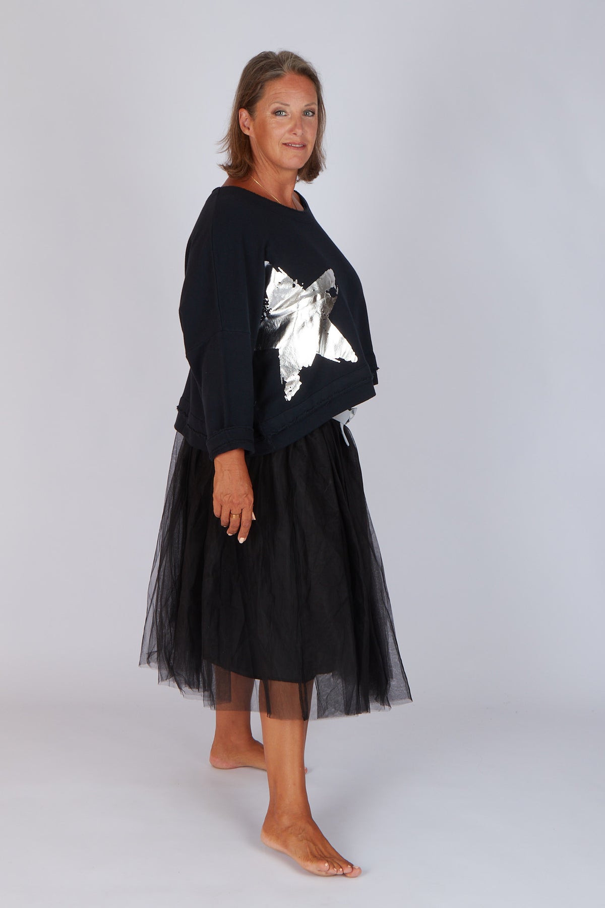 Estudio Viva Sofia Star Sweatshirt (Black)
