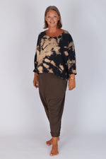 Estudio Viva Sofia Tie Dye Sweatshirt (Black Tie Dye)