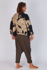 Estudio Viva Sofia Tie Dye Sweatshirt (Black Tie Dye)