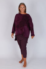 Estudio Viva Catarina Tie Dye Sweater (Berry Tie Dye)