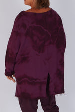 Estudio Viva Catarina Tie Dye Sweater (Berry Tie Dye)
