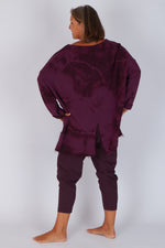 Estudio Viva Catarina Tie Dye Sweater (Berry Tie Dye)