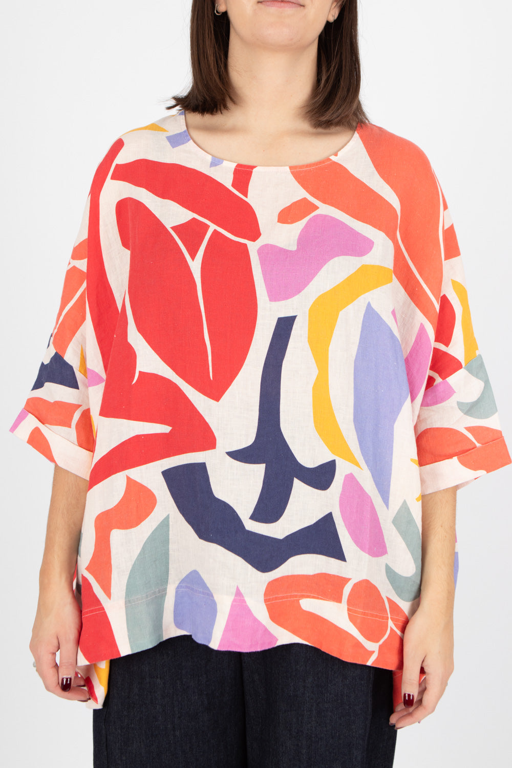 Estudio Viva Rosa Printed Top