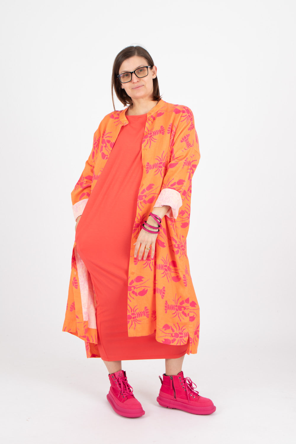 Estudio Viva Wivina Printed Shirt Dress