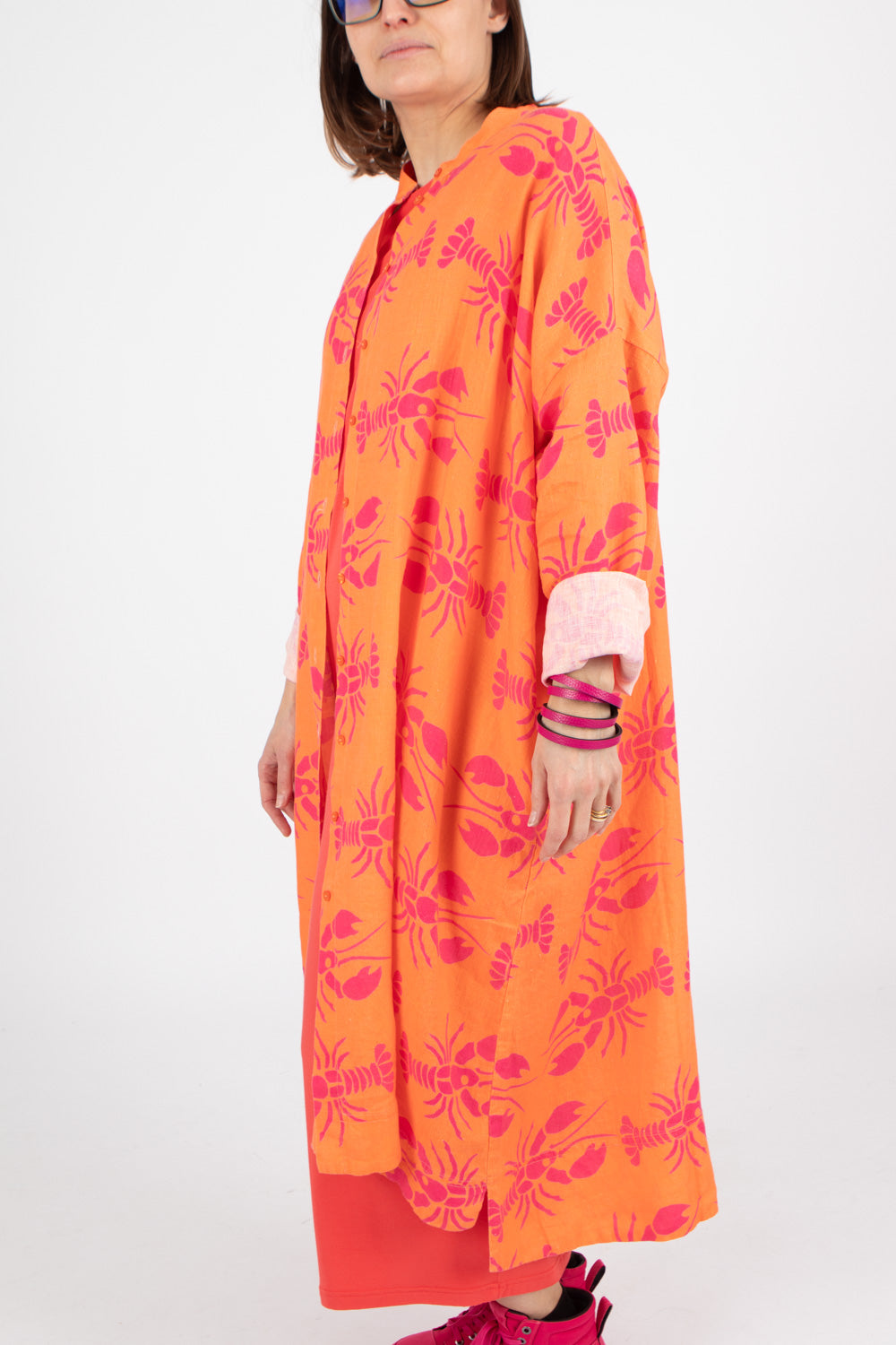 Estudio Viva Wivina Printed Shirt Dress