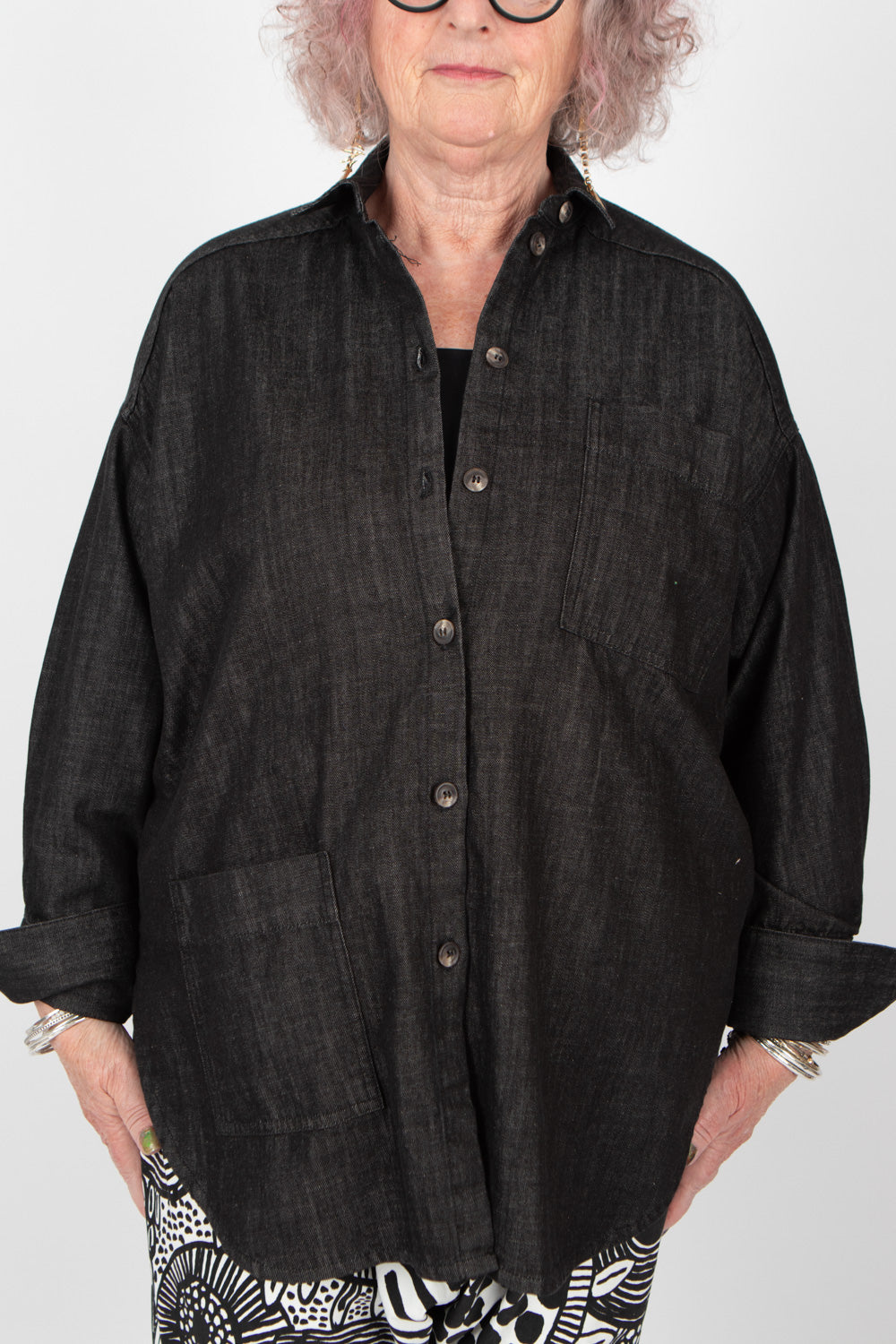 Estudio Viva Celeste Denim Shirt SAMPLE