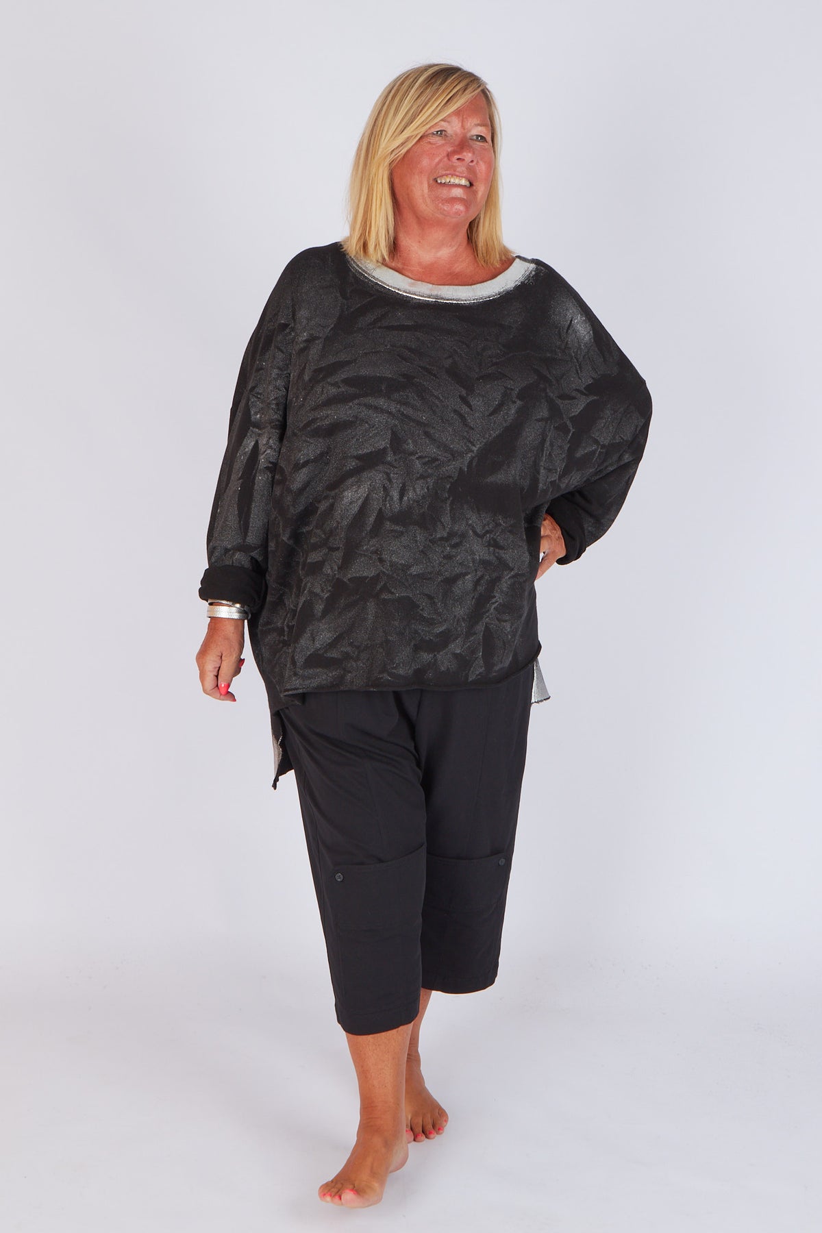 Estudio Viva Catarina Metallic Sweater