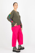 Estheme Heart Sleeve Pullover