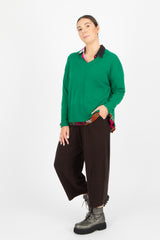 Estheme Wide Rib V Pullover