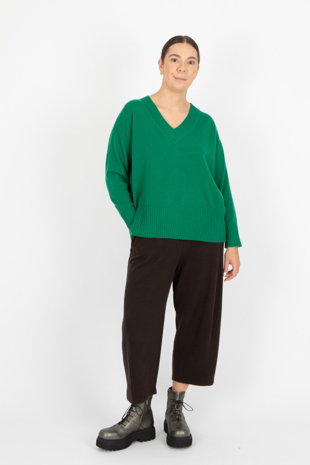 Estheme Wide Rib V Pullover