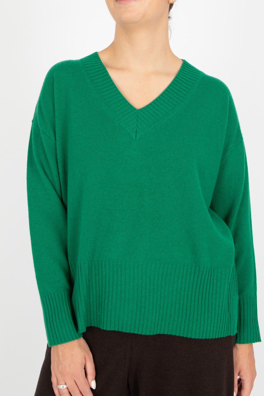 Estheme Wide Rib V Pullover