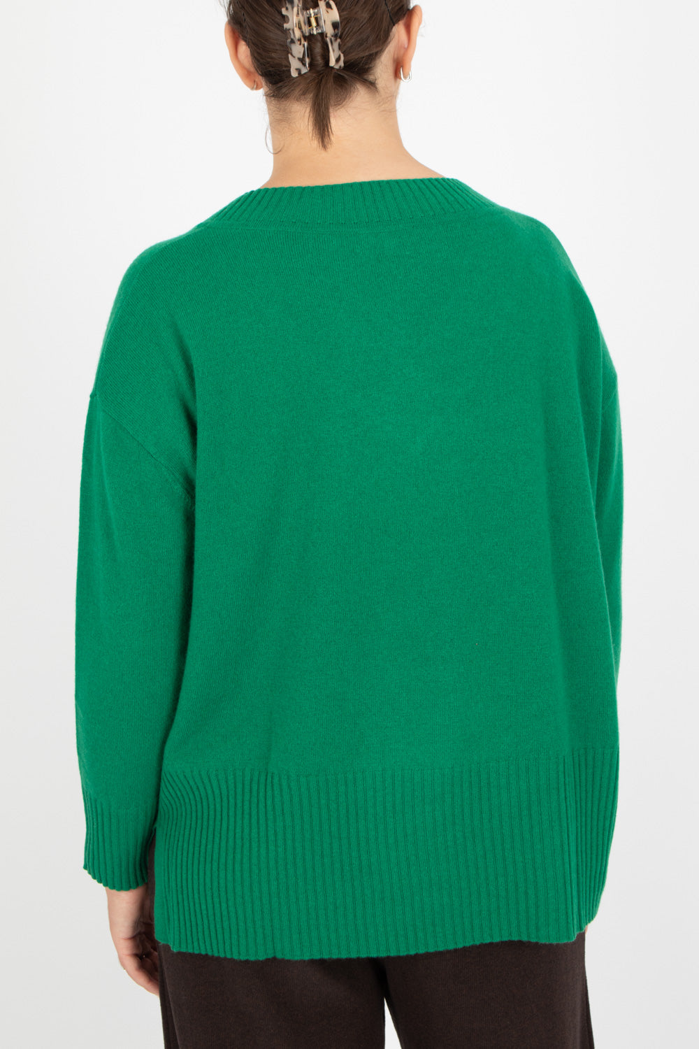 Estheme Wide Rib V Pullover