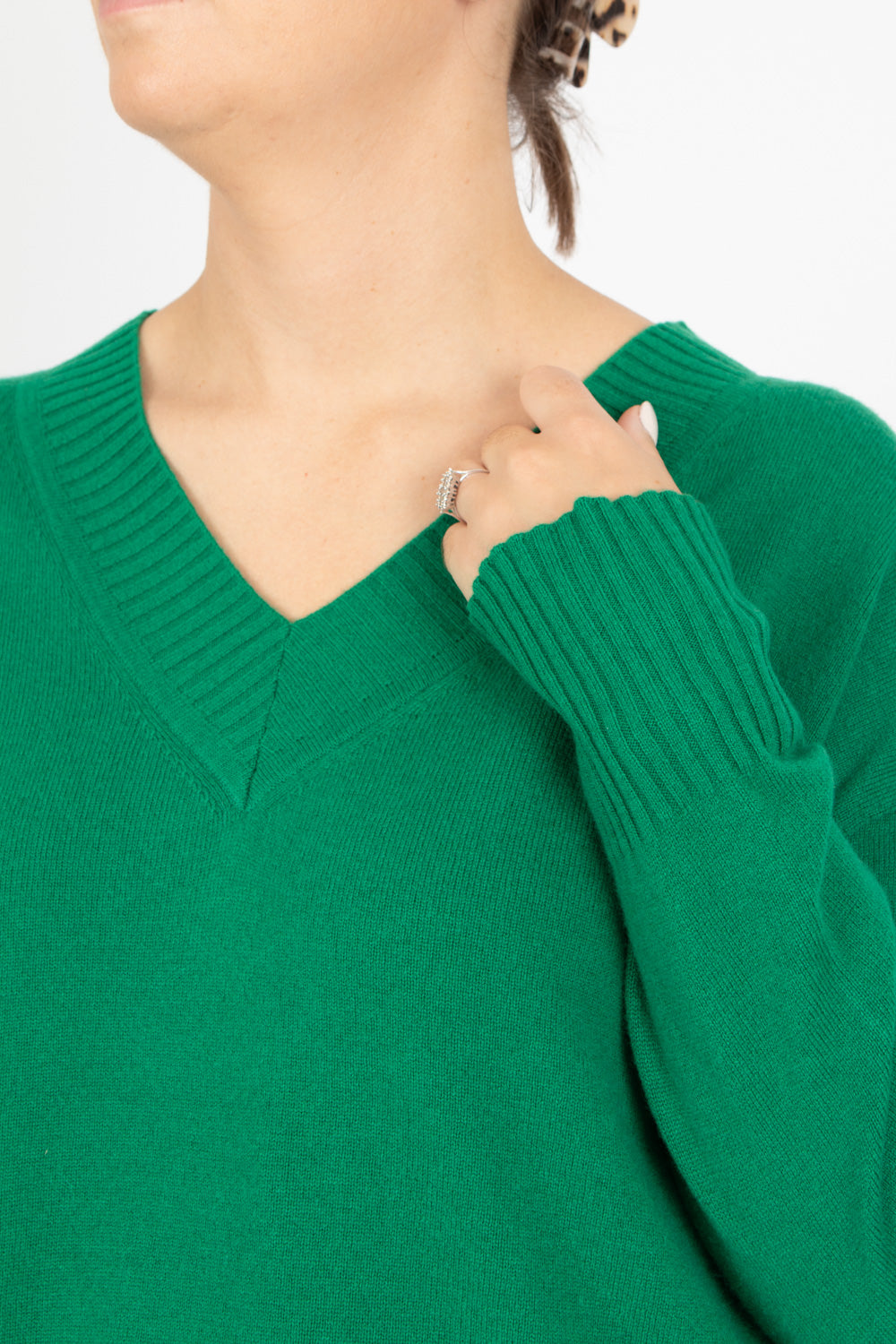 Estheme Wide Rib V Pullover