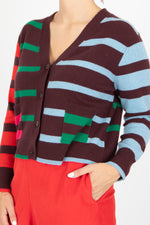 Estheme Stripe Cardigan