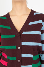 Estheme Stripe Cardigan