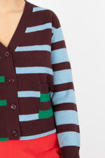 Estheme Stripe Cardigan