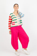 Estheme Stripe Cardigan