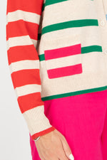 Estheme Stripe Cardigan