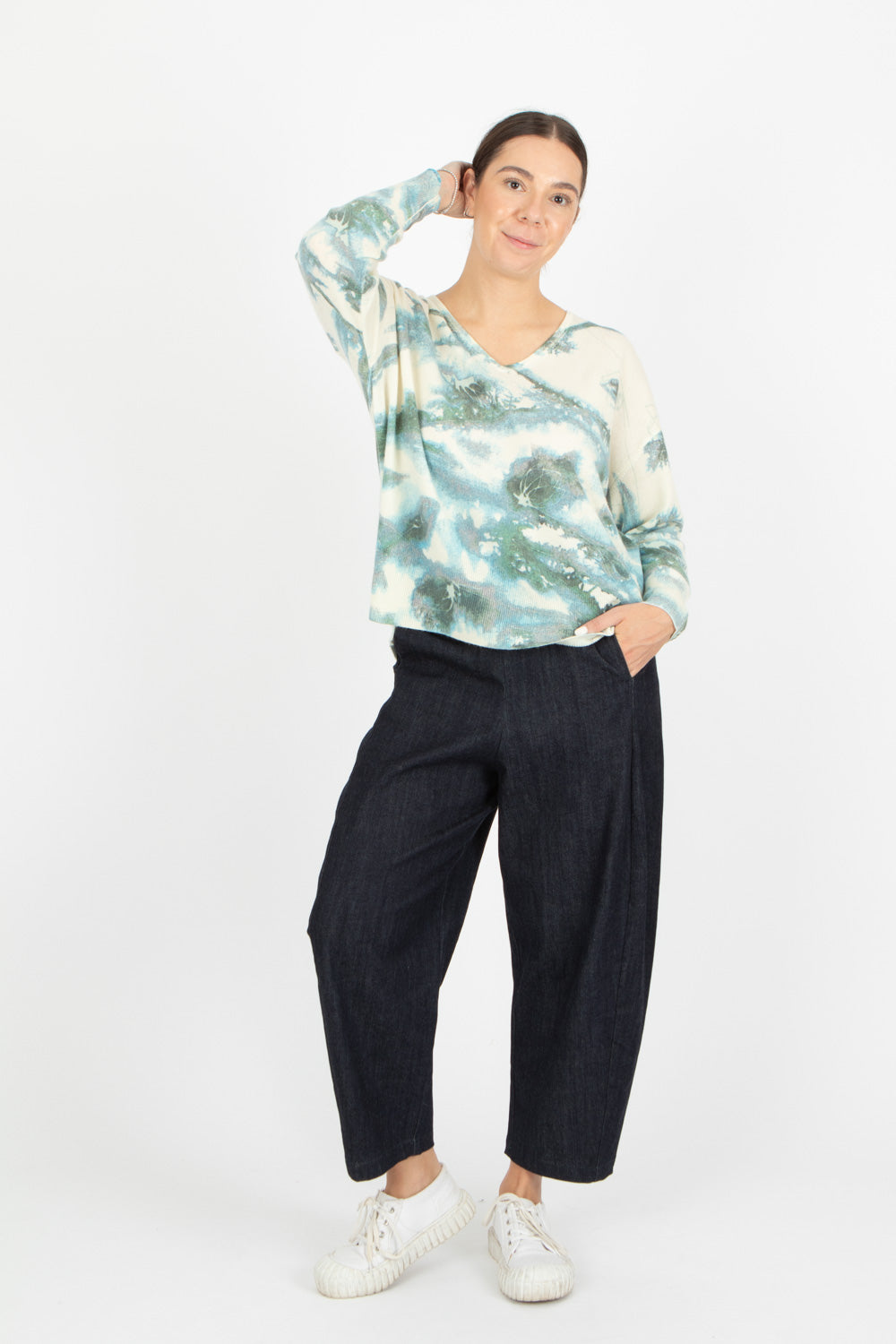 Estheme V Neck Ice Pullover