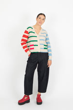 Estheme Stripe Cardigan