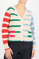 Estheme Stripe Cardigan