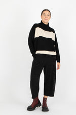 Estheme Two Tone Wave Pullover