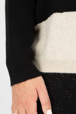 Estheme Two Tone Wave Pullover