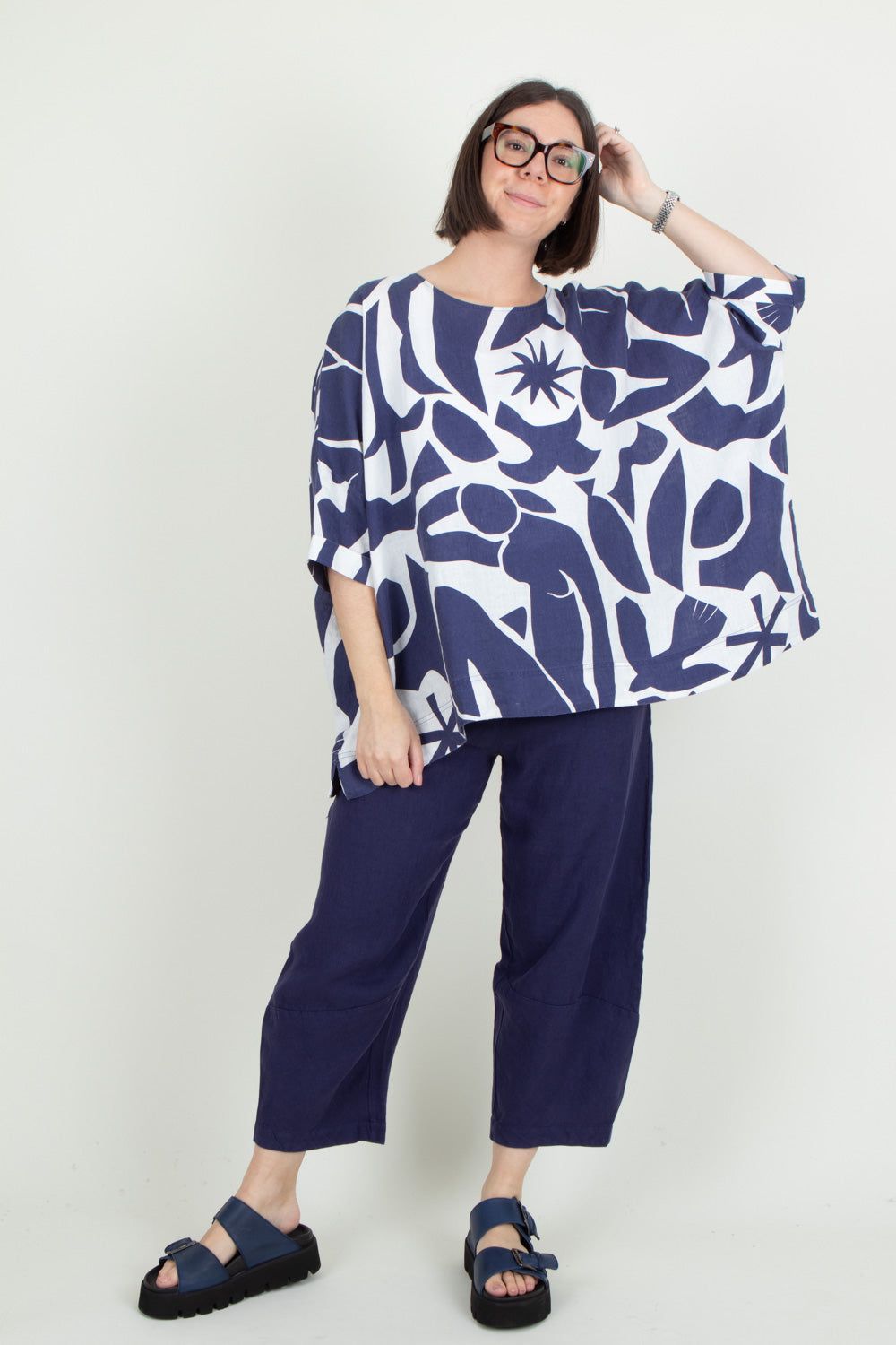 Estudio Viva Rosa Printed Top