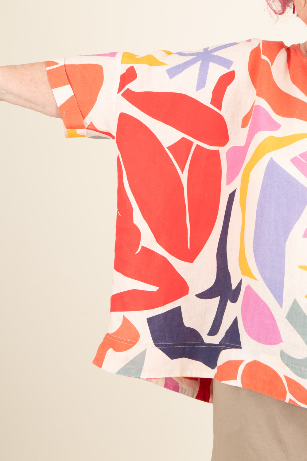 Estudio Viva Rosa Printed Top