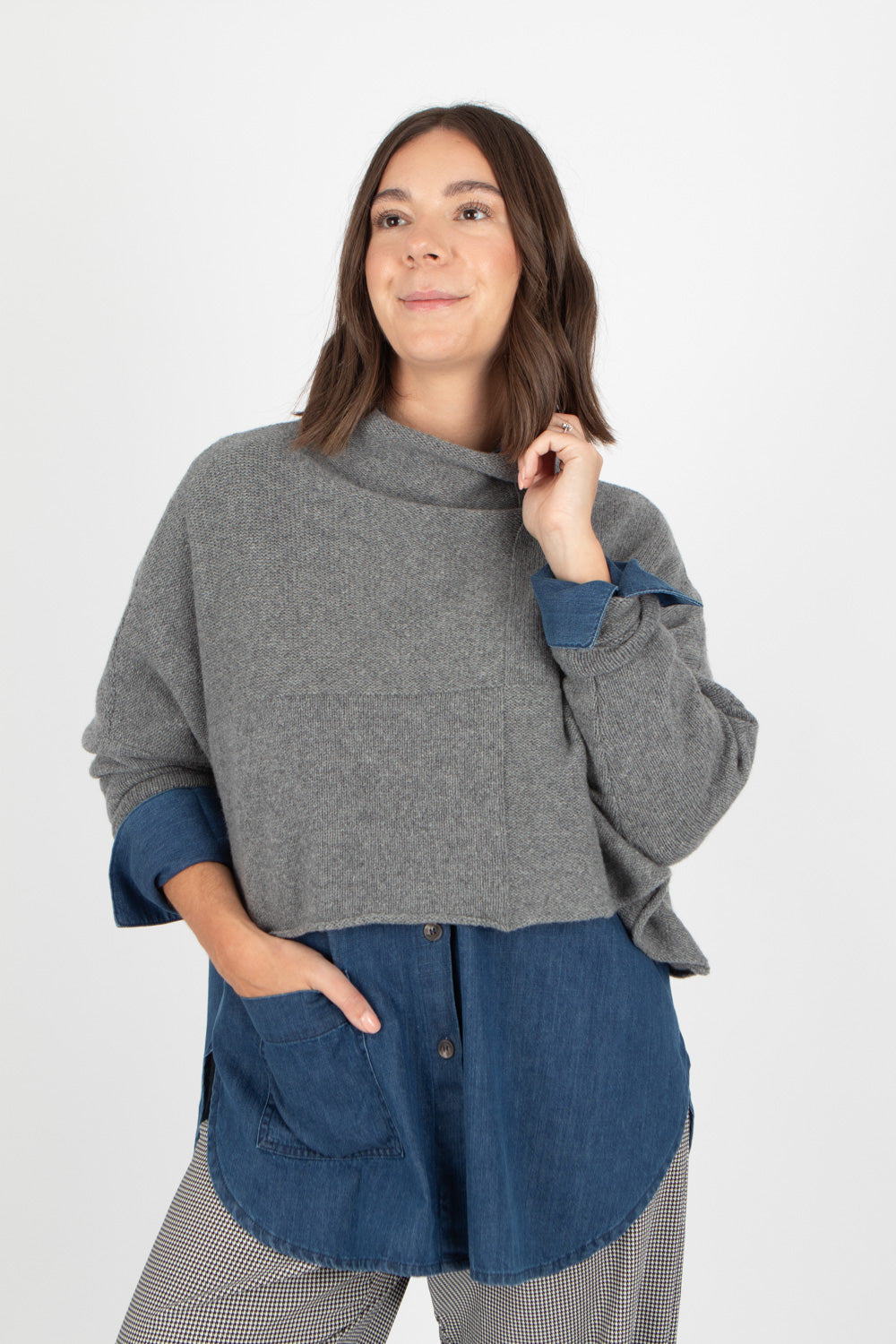 Estudio Viva Celeste Denim Shirt