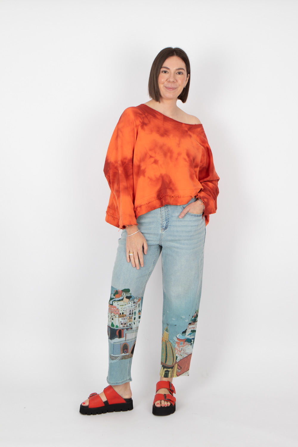 Estudio Viva Sofia Tie Dye Sweatshirt