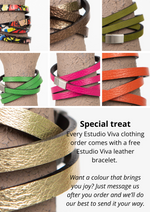 Estudio Viva Rosa Denim Top