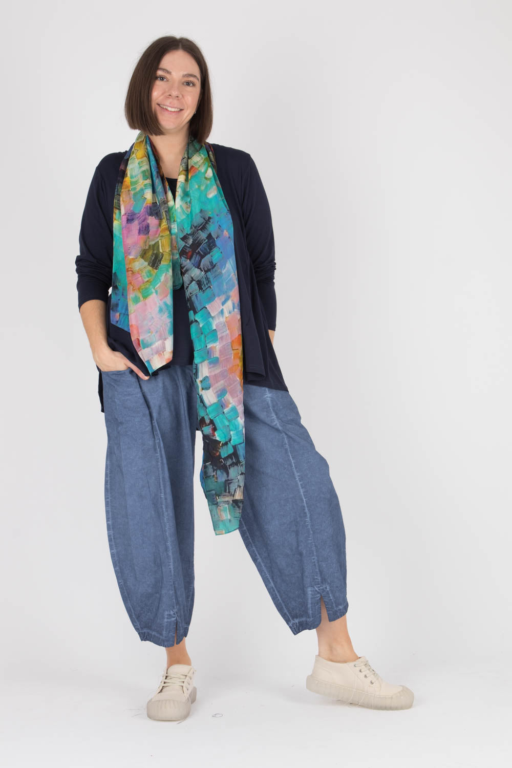 Otracosa Colour Paint Strokes Scarf