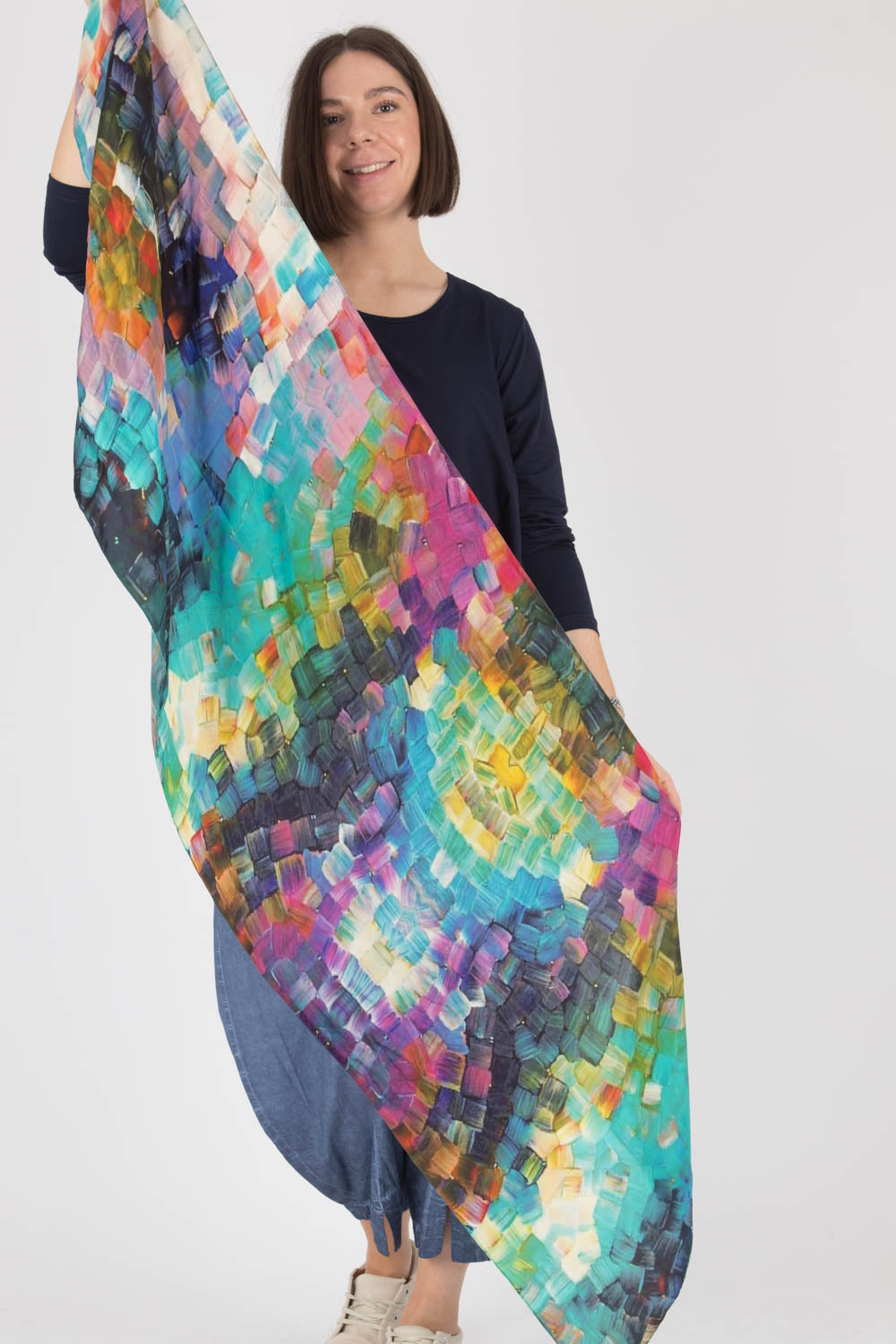 Otracosa Colour Paint Strokes Scarf