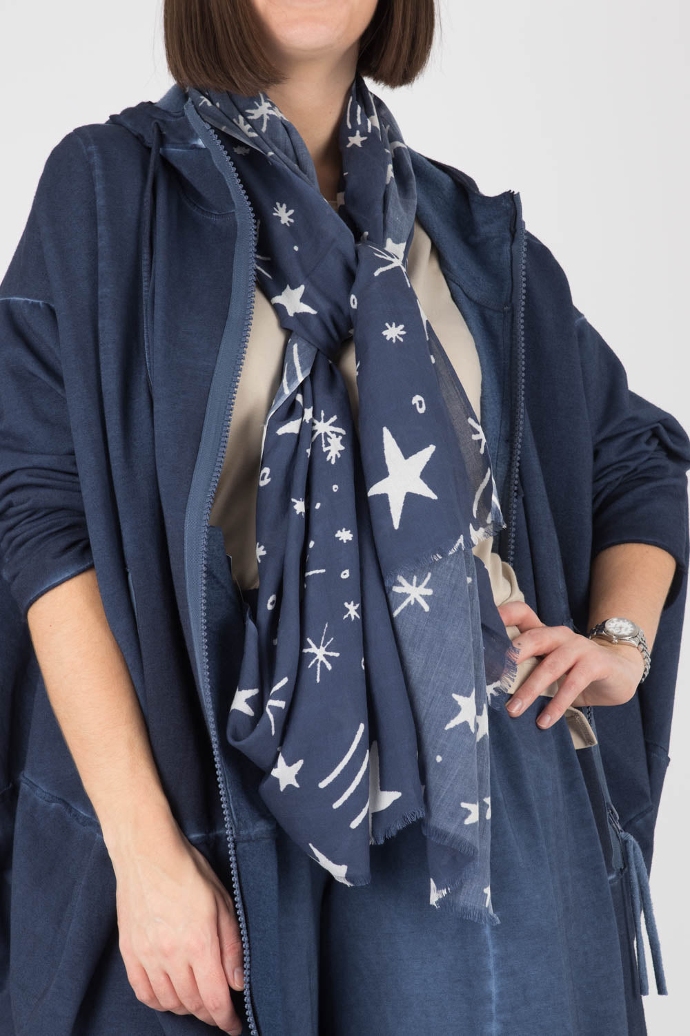 Otracosa Blue Stars Scarf