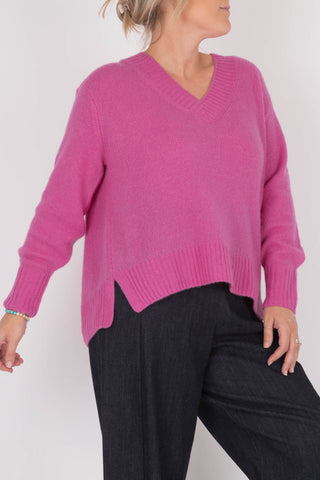 Estheme V Neck Cashmere/Silk Pullover